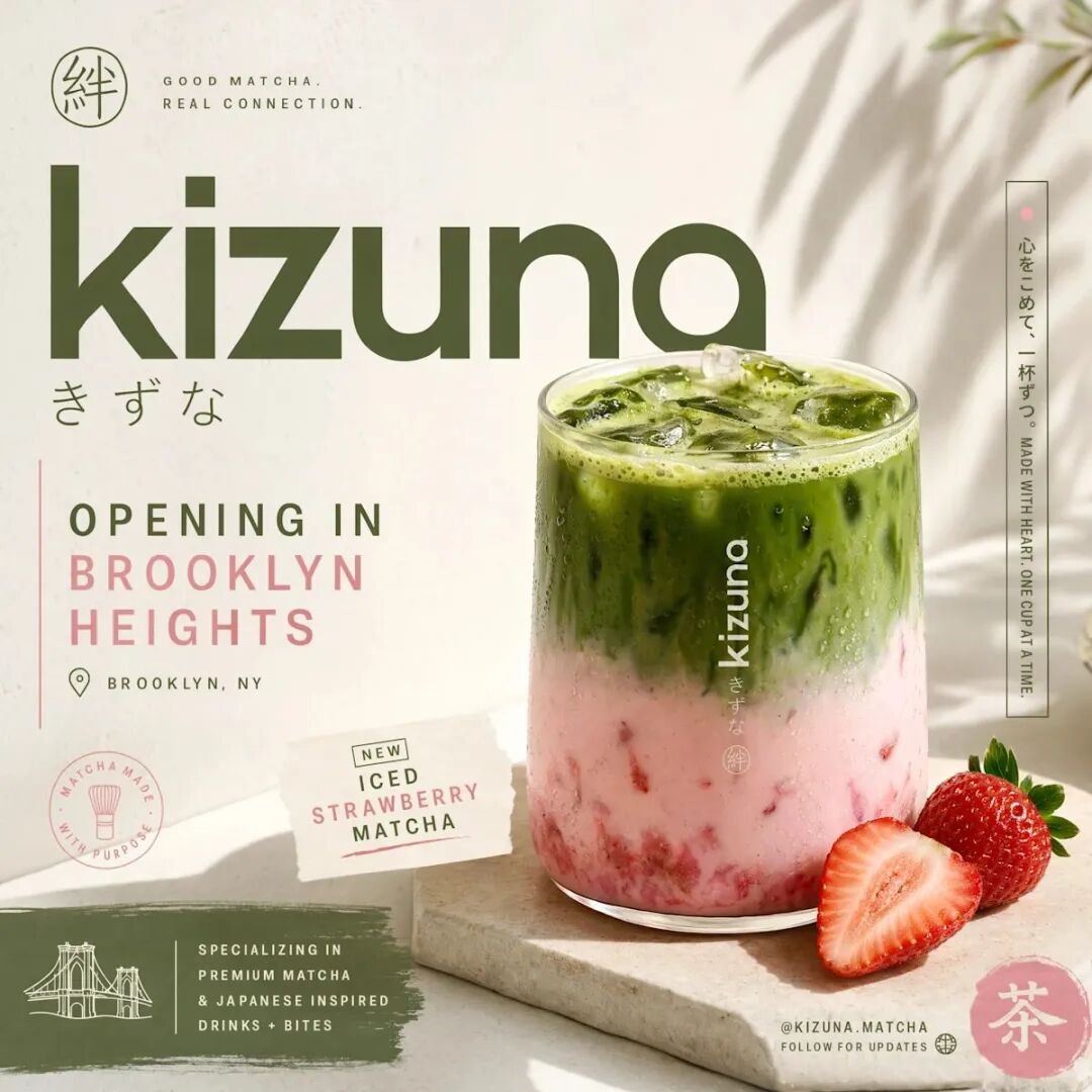 Kizuki strawberry matcha social suite prompt example